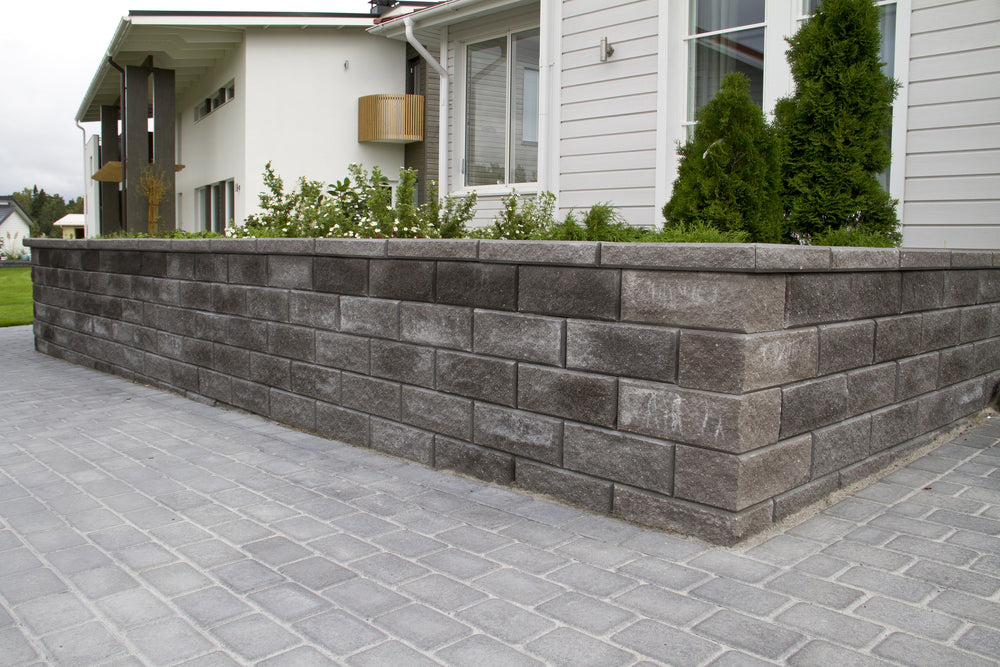 Megawall Garden Helblokk 40x20x15cm Grafitt
