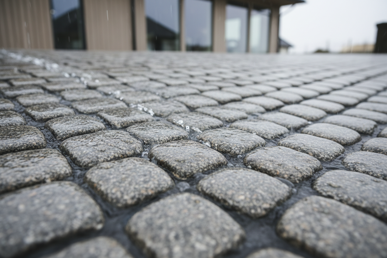 drenering belegningsstein