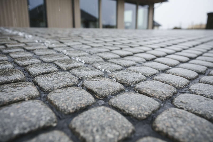 drenering belegningsstein