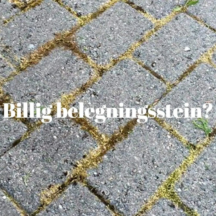 Velg riktig belegningsstein