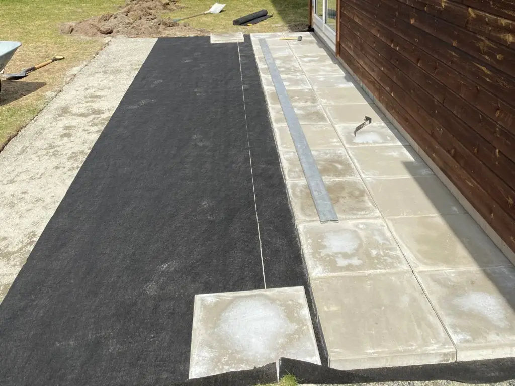 Grunnarbeid belegningsstein og heller