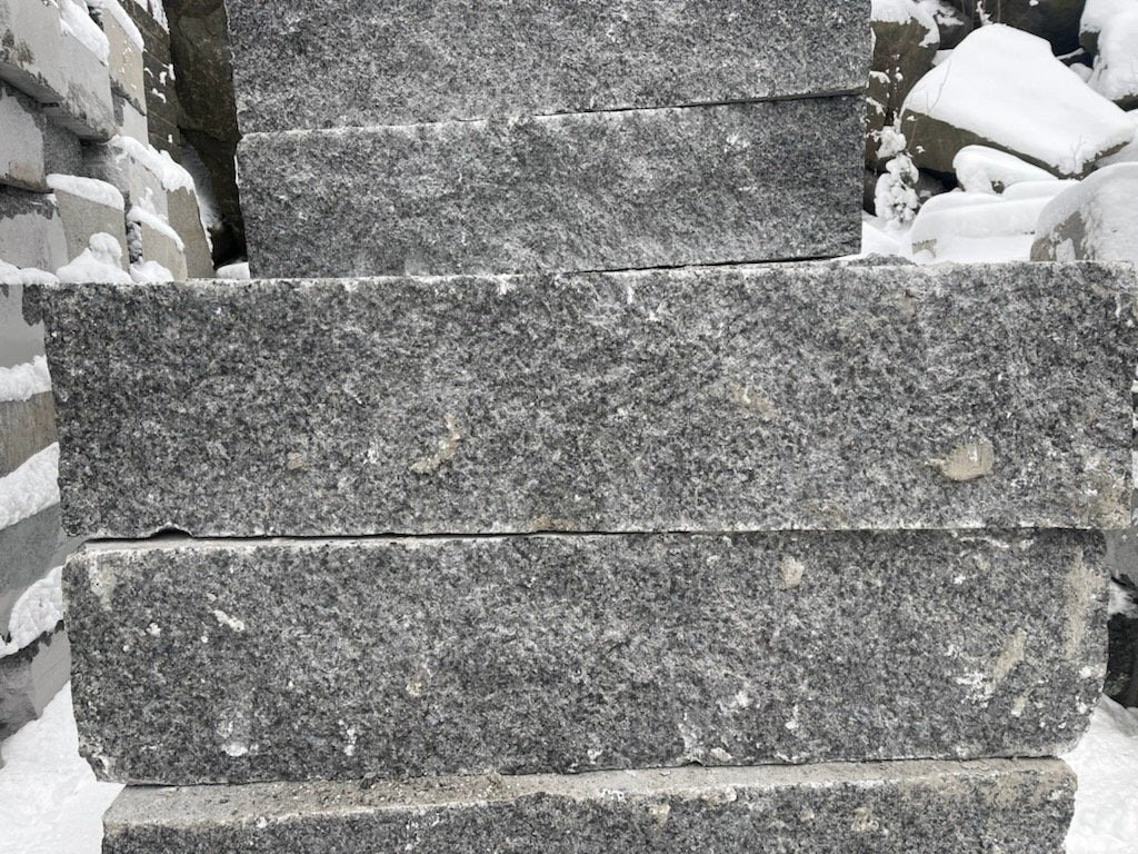 ABCSTEIN Larvikittblokka 30 Premium Granittmur produktbilde - grånitt