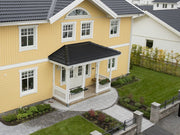 Benders Frilagt Helle 40x40x5cm Hvit & Svartmix produktbilde - betong marmor