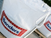 Benders Hvit Marmor 8/12 Knust Hagesingel Storsekk 800kg Dekorstein - bigbag brostein