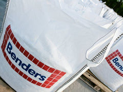 Benders Hvit Marmor 8/12 Knust Hagesingel Storsekk 800kg Dekorstein - bigbag brostein