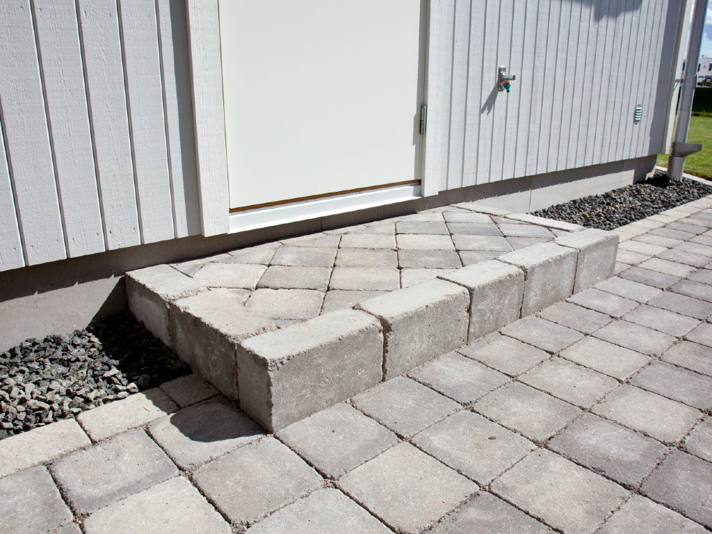 Benders Labyrint Antikk Makro 21x21x6 Grå Helle Betongheller - 21x21x6cm