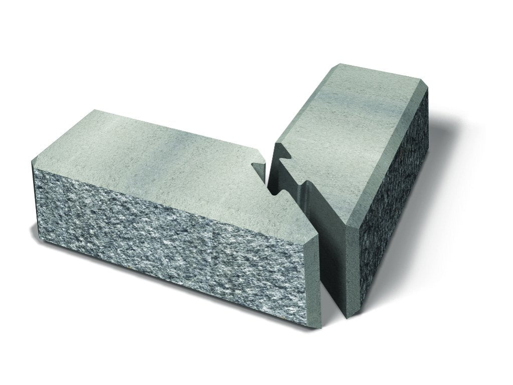 Benders Miniblokk Dekorativ Hjørnesett 55x28x17 Cm – 2 Deler (not/fjær) produktbilde - mini knekt hjorne blokk