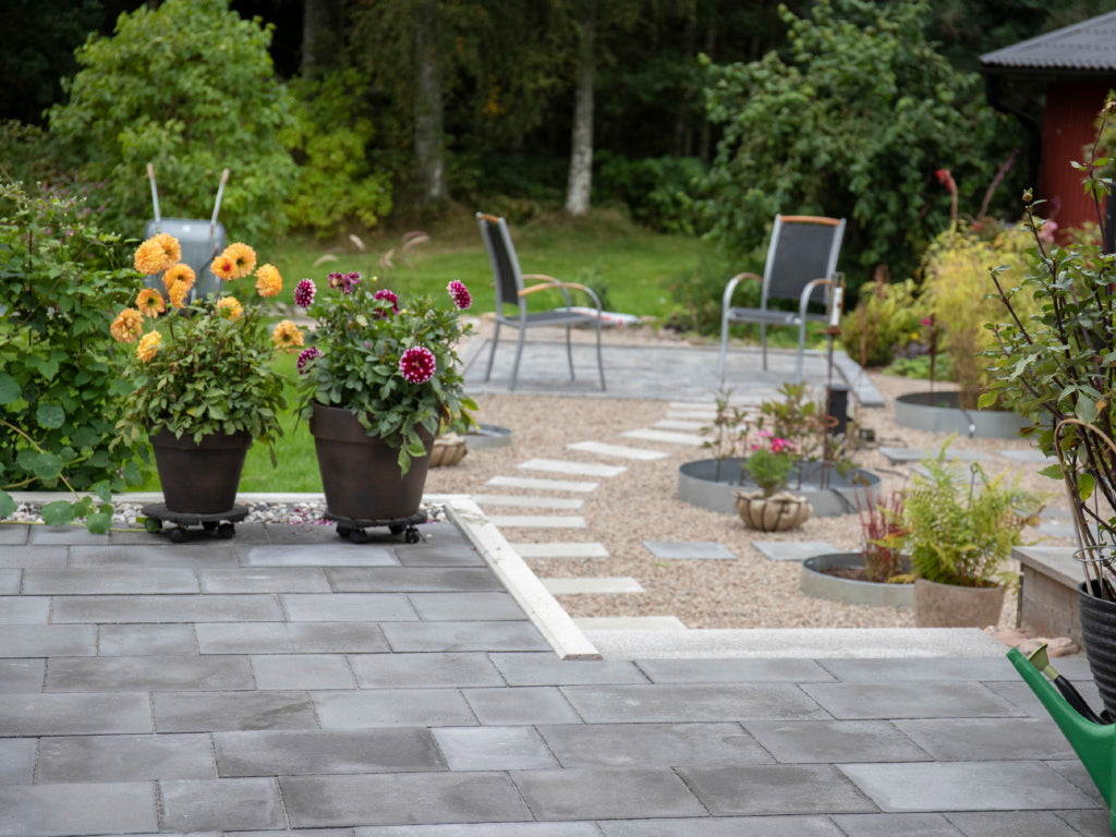 Benders Orlando Multisize Helle 6cm Grafitt Pall=8,8m2 Belegningsstein