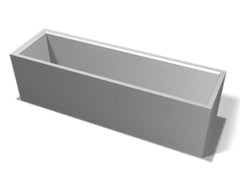 Benders Plantekasse 205x60x60cm Betong Plantekasse betong - 205x60x60