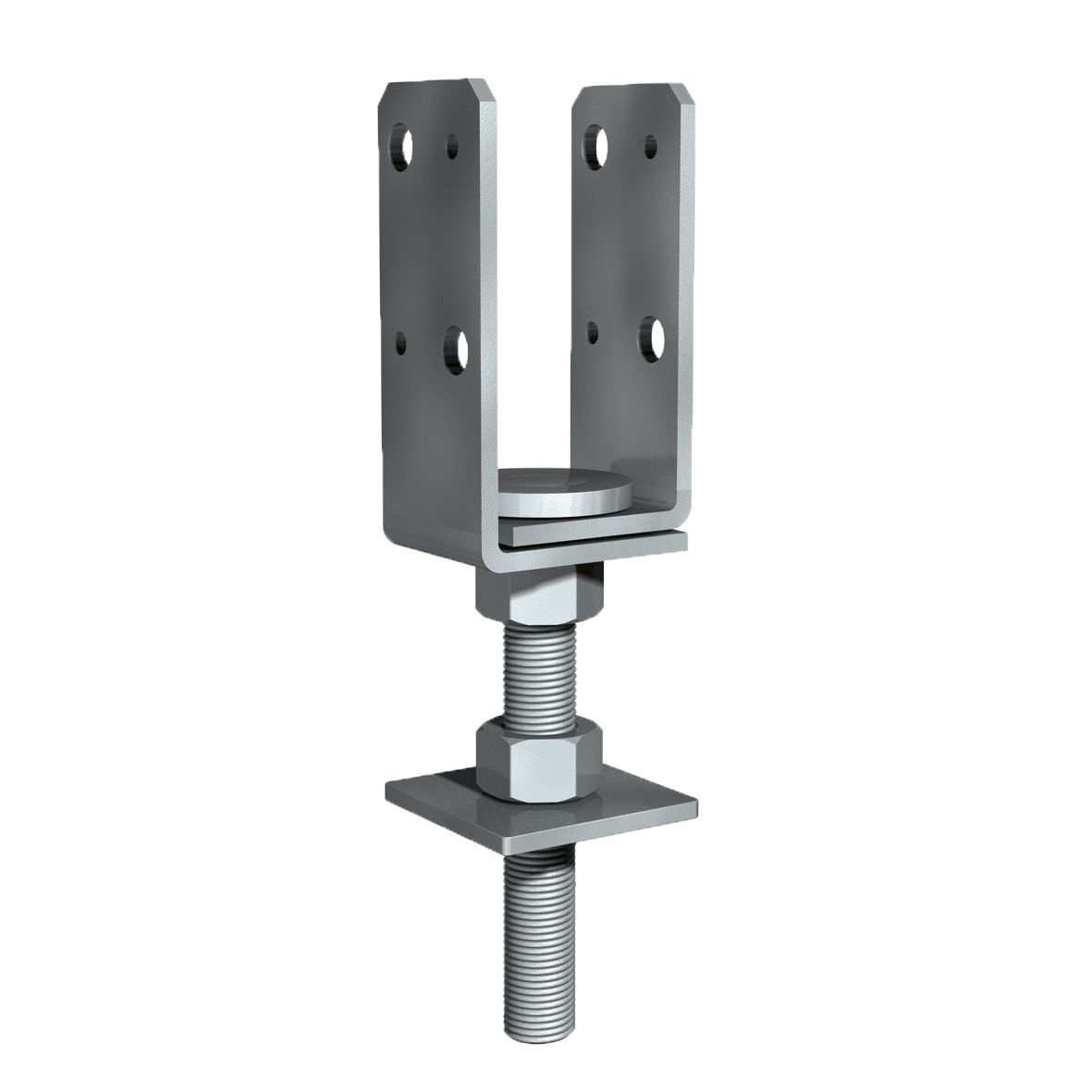 Benders Stolpesko Uniflex 2’ 43-53mm produktbilde - Stolpsko Uniflex M16 2" efterjusterbar