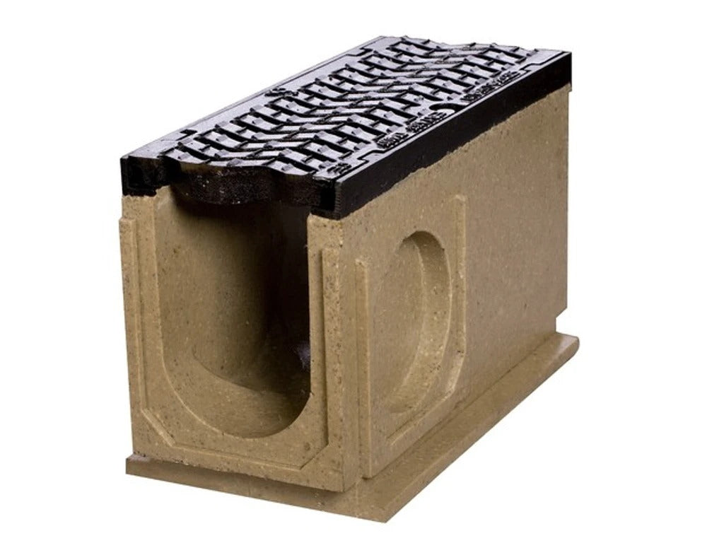 Benders Stora Drain B125 Renne 50cm. M. Støpejernrist Drensrenne