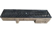 Benders Stora Drain B125 Renne M. Bunnutløp Støpejernrist 100cm. produktbilde - drenering 444e 9a0d