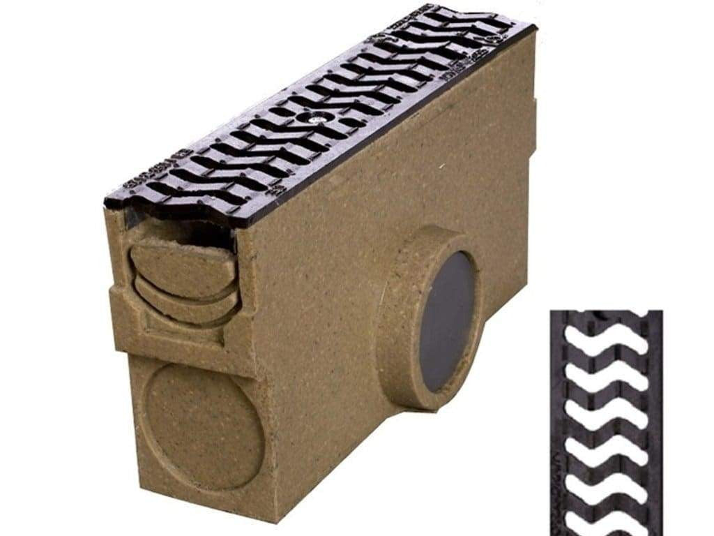Benders Stora Drain B125 Sandfang M. Støpejernrist 50cm. produktbilde - stopejern rist drenering 14be 9f22