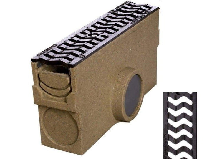 Benders Stora Drain B125 Sandfang M. Støpejernrist 50cm. produktbilde - stopejern rist drenering 14be 9f22