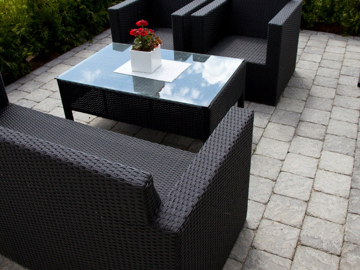 Benders Troja Antikk Skiferpreg Makro 21x21x5 Cm Grafitt Belegningsstein