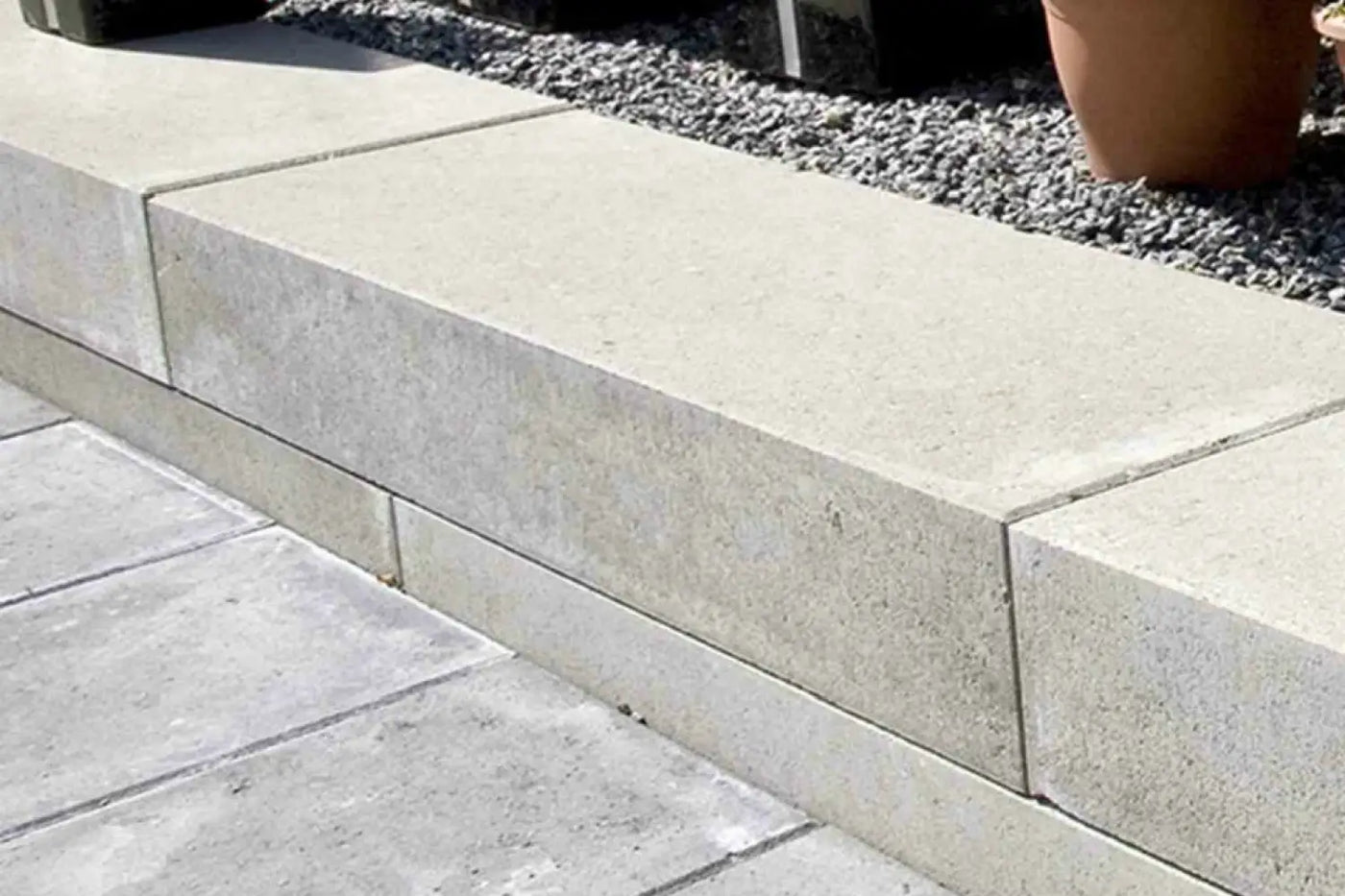 Betongblokk 105x35x15cm Grå - Betong Elementer - Benders