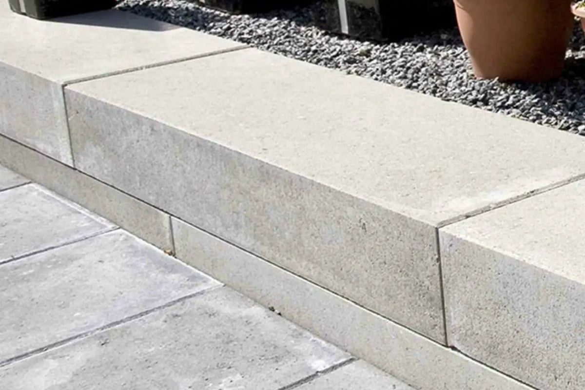 Betongblokk 105x35x15cm Grå - Betong Elementer - Benders