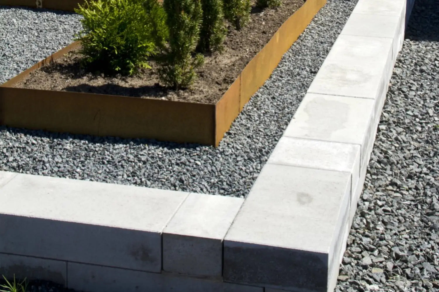 Betongblokk 70x35x15cm Grå - Betong Elementer - Benders