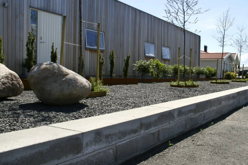 Betongblokk ø4,5m Kurve 72,5x35x15cm Grå - Betong Elementer - Benders