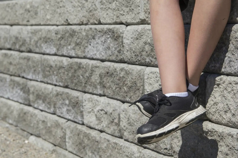 Boston Helblokk 35x20x15cm Grå Tromlet Mur - Støttemur Betong - Benders