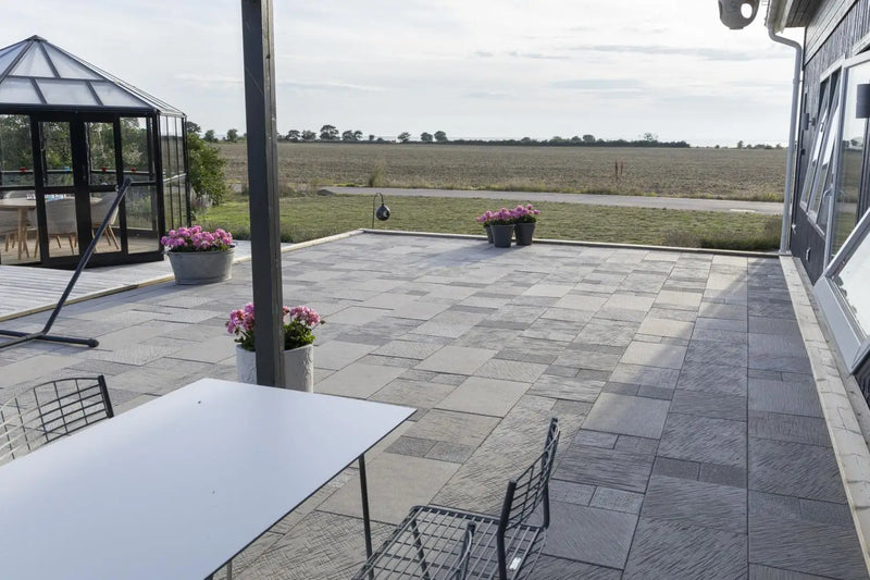 City Stormix Mønster Multisize Grå Pall=9,6m2 - Betongheller - Benders