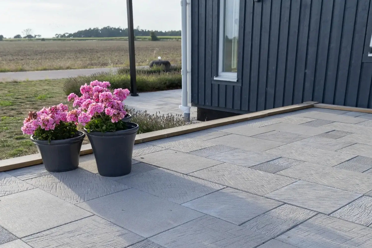 City Stormix Mønster Multisize Grå Pall=9,6m2 - Betongheller - Benders