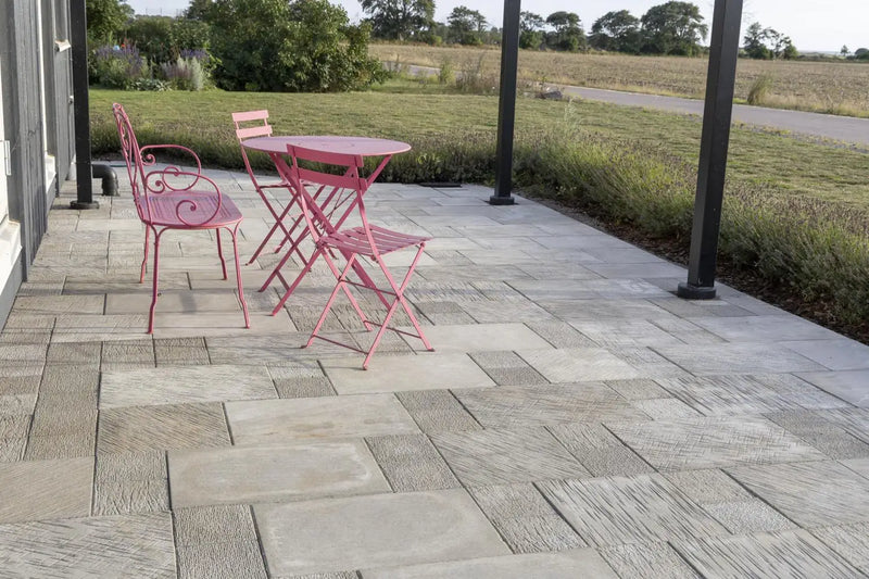 City Stormix Mønster Multisize Grå Pall=9,6m2 - Betongheller - Benders