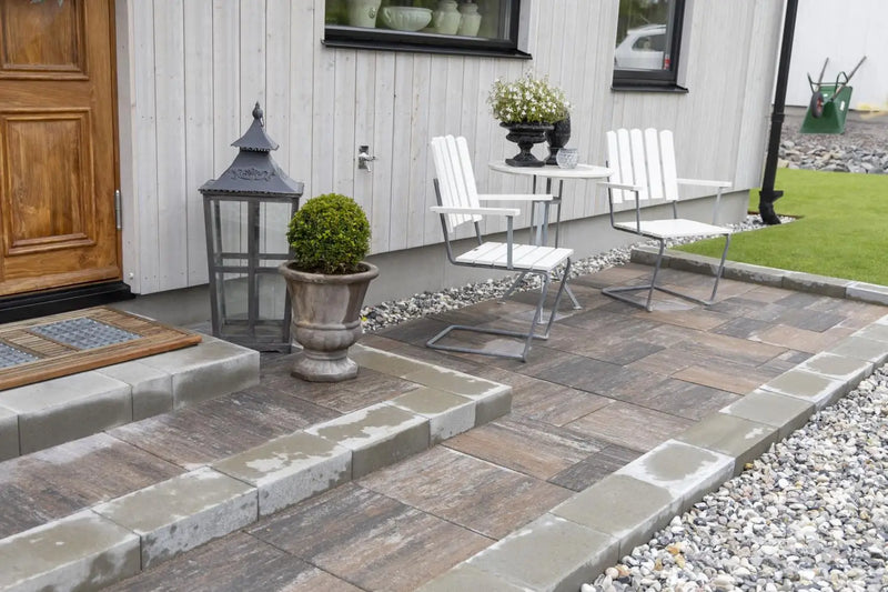 City Stormix Multisize Rustmix Pall=9,6m2 - Betongheller - Benders