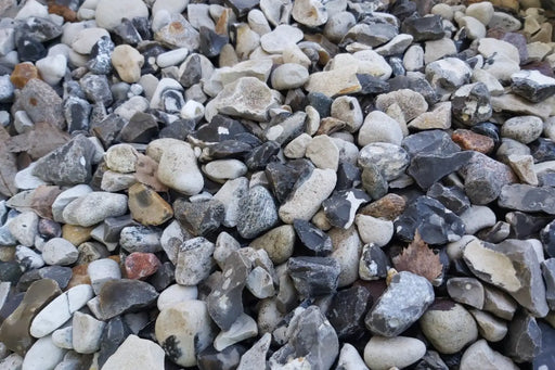 Dansk Sjøsingel 16/32 Svart og Hvitmix Storsekk 800kg - Elvestein - Benders