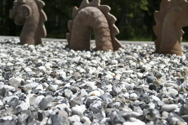 Dansk Sjøsingel 16/32 Svart og Hvitmix Storsekk 800kg - Elvestein - Benders