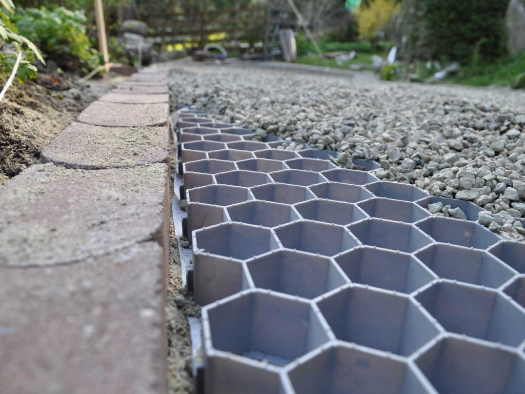 Eccogravel 40d Grå Grusmatte 160x120x4cm (1,92m2)