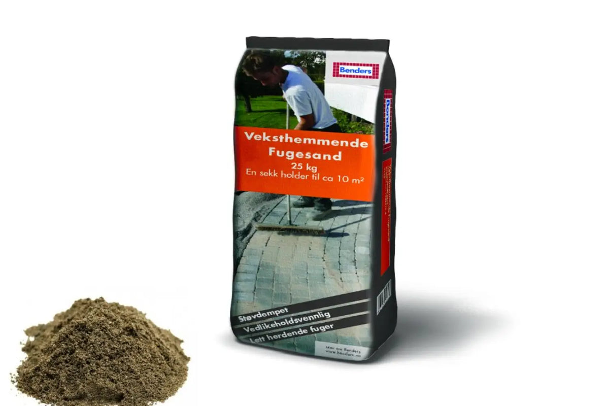 Fugesand 25kg Lettherdende - Benders