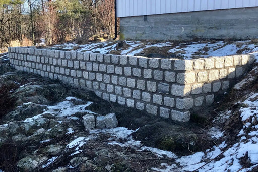 Granitt Brostein 14x20x14cm Storsekk Ca 3m2 Portugal - Støttemur - Benders
