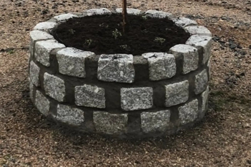 Granitt Brostein 14x20x14cm Storsekk Ca 3m2 Portugal - Støttemur - Benders