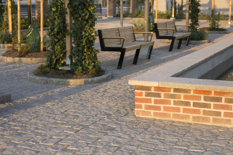 Granitt Brostein Bohus Grå 14x21x14cm Storsekk 3m2 - Benders