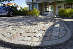 Granitt Brostein Bohus Grå 14x21x14cm Storsekk 3m2 - Benders