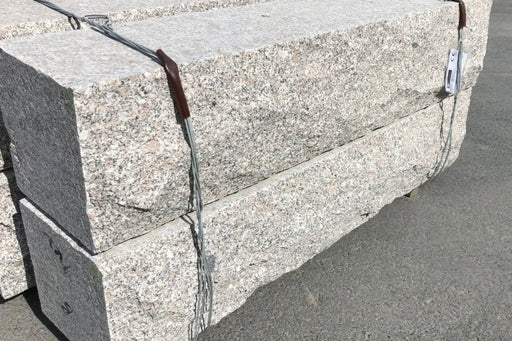 Granitt Støttemur 40x40 Kina G375 Lys Grå - ABCSTEIN