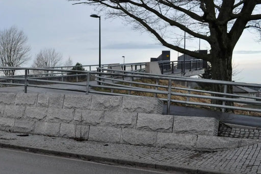 Granitt Støttemur 50x50 Kina G375 Lys Grå - ABCSTEIN