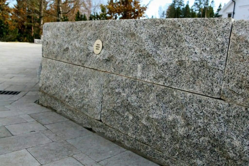 Granittblokka 20x20 Granittmur - Støttemur Granitt - Benders