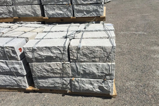 Granittblokka 20x20x Ca 50cm Grå - Støttemur Granitt - Benders