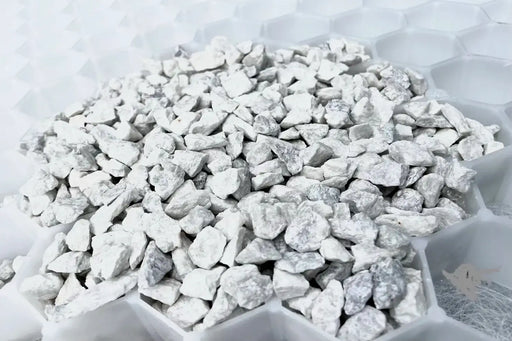 Hvit Edelsplitt 8/12 Hagesingel Storsekk 800kg - Dekorstein - Miljøstein