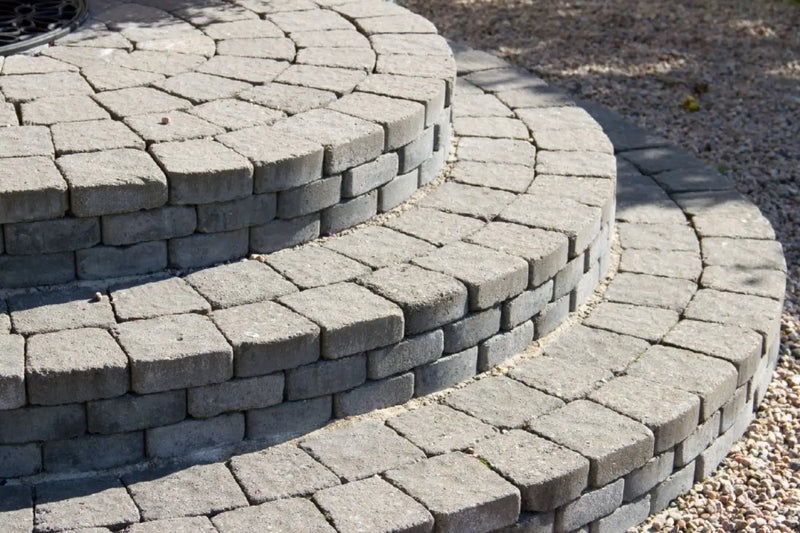 Labyrint Antikk Sirkelsett Tromlet Gråmix 6cm (4,15m2) - Belegningsstein - Benders