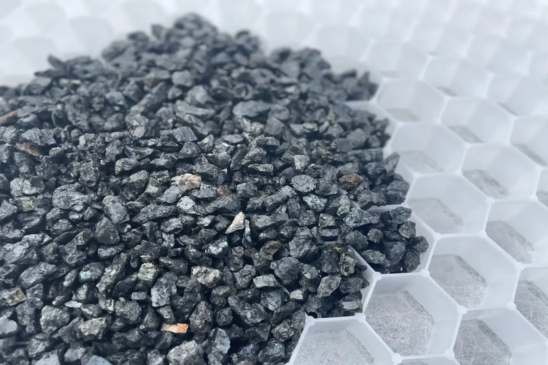 Larvikitt Hagesingel 8-12 Mm. Storsekk 800kg - Dekorstein - Miljøstein