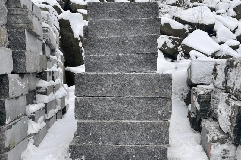 Larvikittblokka 30 Premium Granittmur - Støttemur Larvikitt - ABCSTEIN