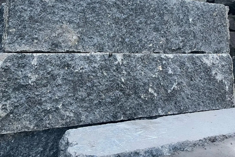 Larvikittblokka 40 Premium Granittmur - Støttemur Larvikitt - ABCSTEIN