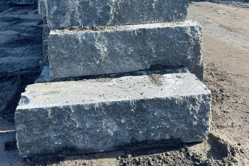 Larvikittblokka 40 Premium Granittmur - Støttemur Larvikitt - ABCSTEIN