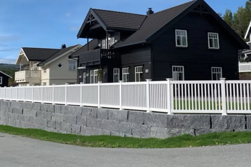 Larvikittblokka 40 Premium Granittmur - Støttemur Larvikitt - ABCSTEIN