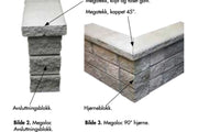 Megaloc Rettblokk 40x10x15 Cm Grå - Støttemur Betong - Benders