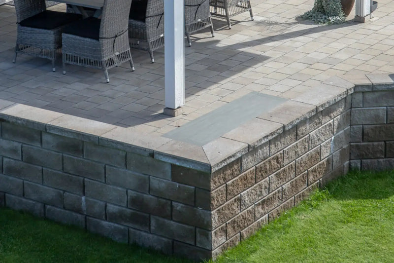 Megaloc Rettblokk 40x10x15 Cm Grå - Støttemur Betong - Benders