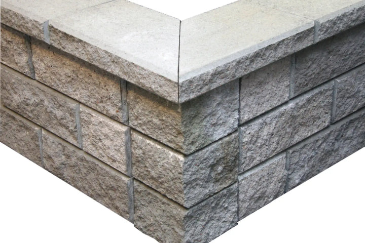 Megalock Hjørne/endeblokk 20x20x15cm Grå - Støttemur Betong - Benders